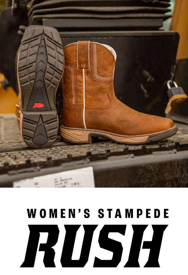 Justin stampede women's boots outlet